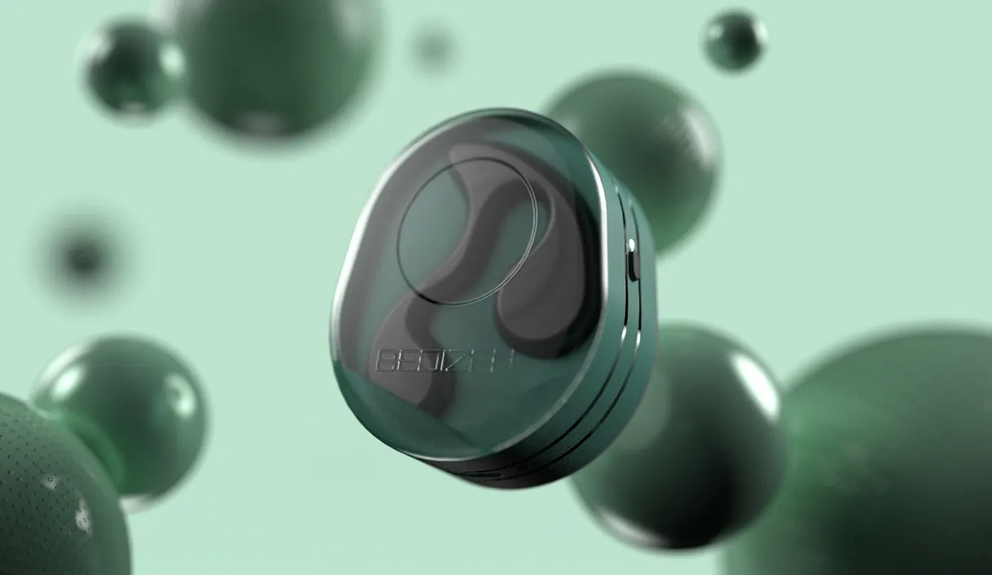 Bedizen - Cranial Audio Headset presentation board 6