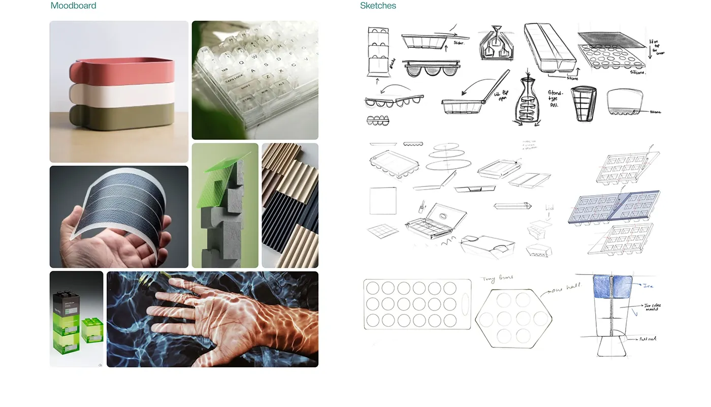 Ice Tray - Universal Design presentation board 1