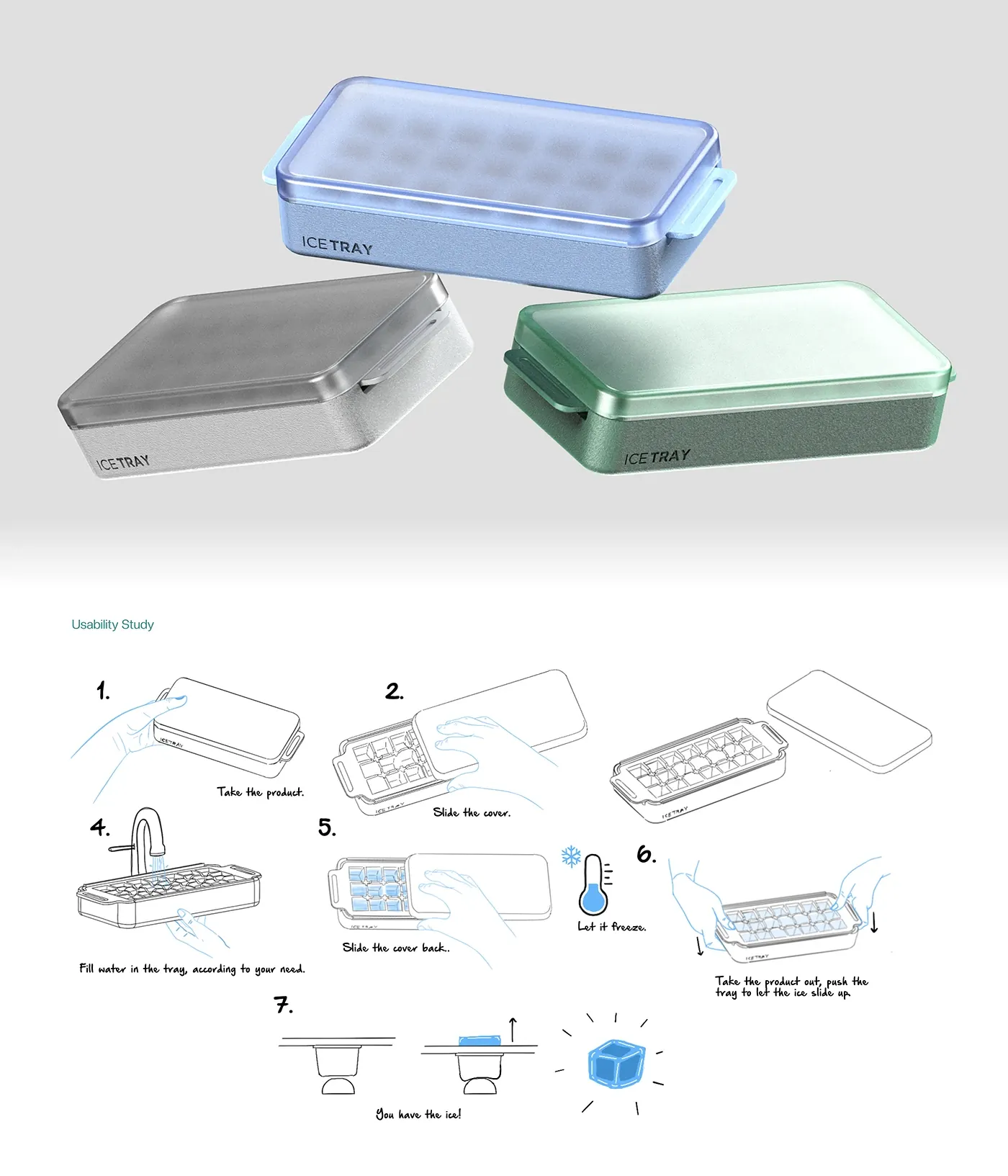 Ice Tray - Universal Design presentation board 3