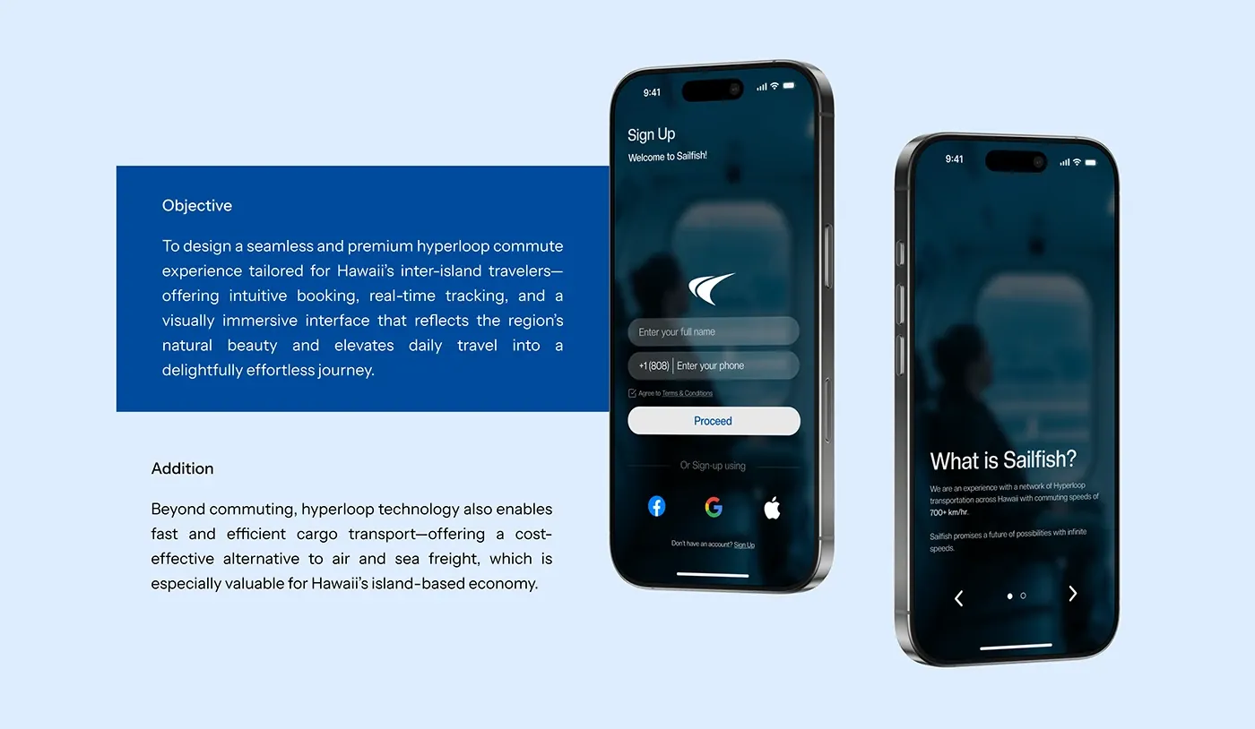Sailfish - Hyperloop Commuting app process board 2