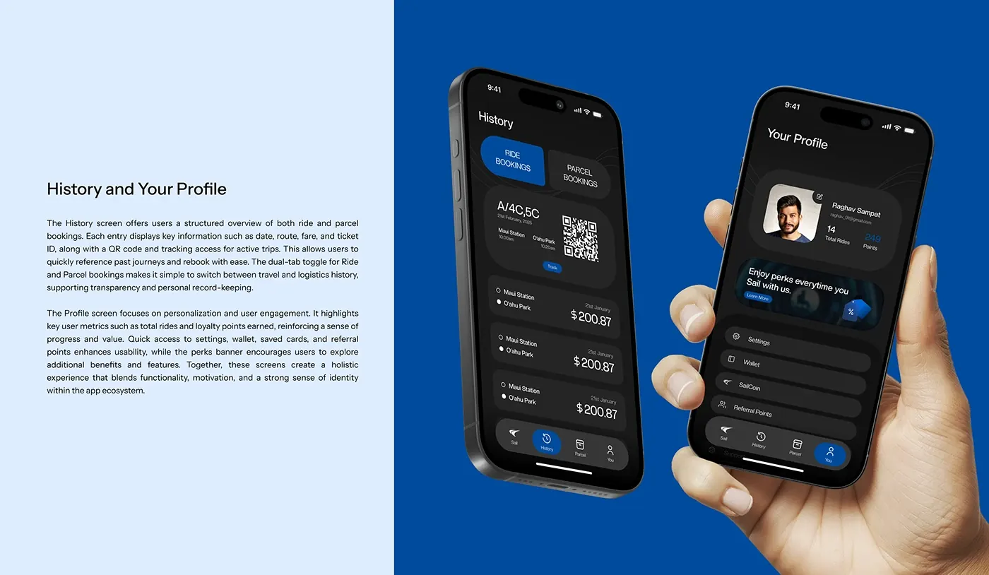 Sailfish - Hyperloop Commuting app presentation board 2